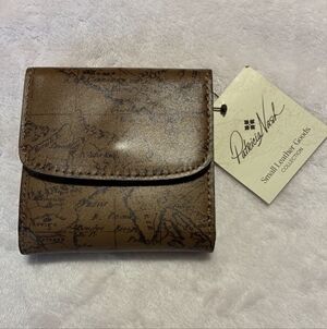 Patricia Nash Leather Map Print Wallet